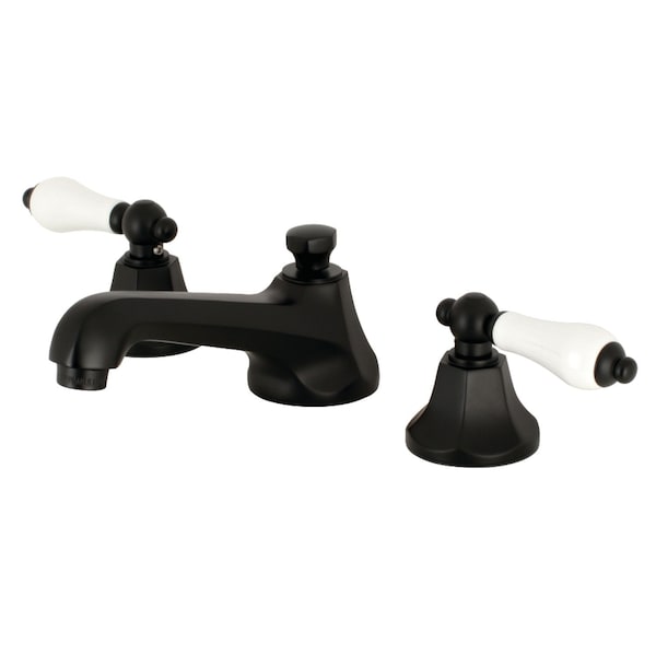 KS4460PL 8" Widespread Bathroom Faucet, Matte Black